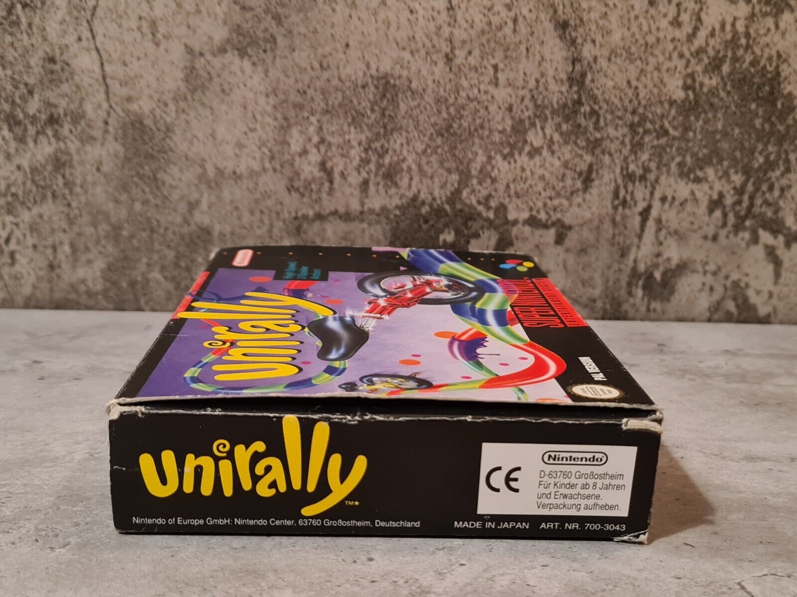 SNES Super Nintendo Unirally mit OVP und Anleitung NOE - T-Retro-Games 