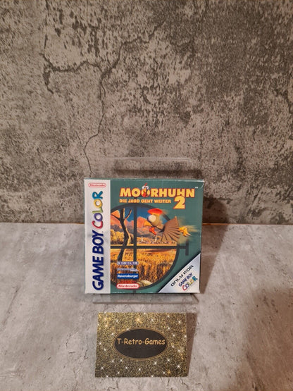 Nintendo Game Boy Color Moorhuhn 2 Die Jagd geht weiter + OVP und Anleitung NOE - T-Retro-Games 