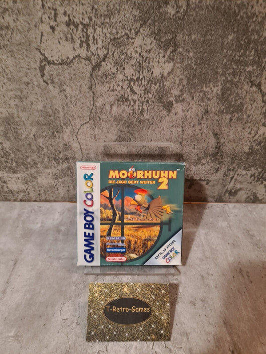 Nintendo Game Boy Color Moorhuhn 2 Die Jagd geht weiter + OVP und Anleitung NOE - T-Retro-Games 