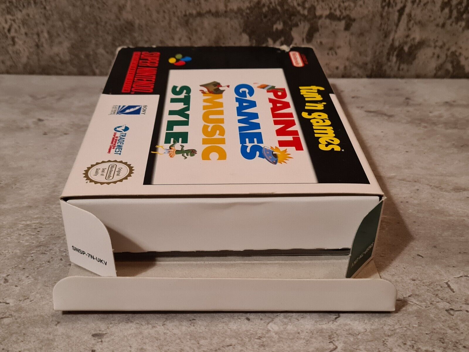 SNES Super Nintendo fun'n games mit OVP und Anleitung UKV - T-Retro-Games 