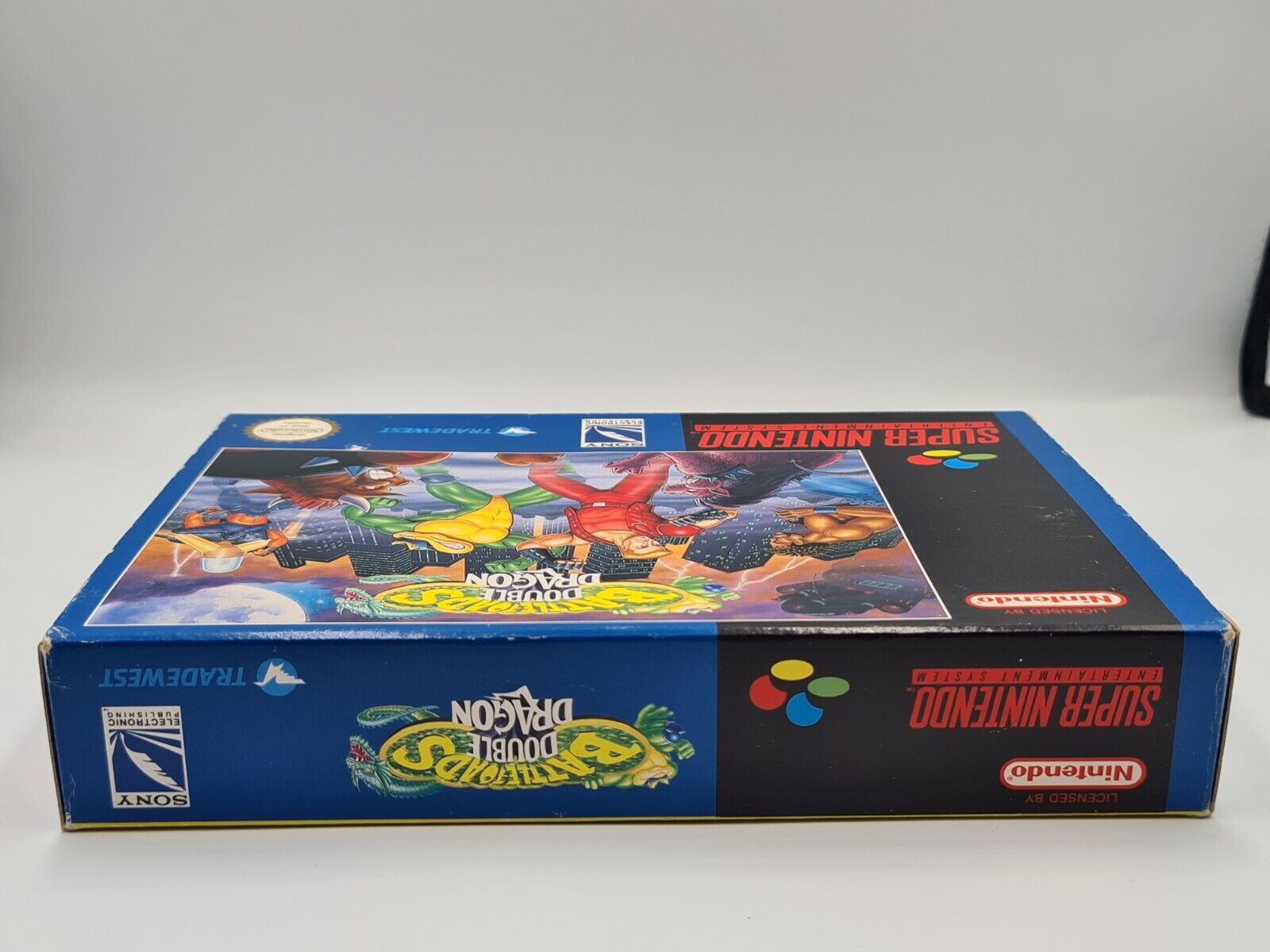 SNES Super Nintendo Battletoads Double Dragon mit OVP und Anleitung UKV - T-Retro-Games 