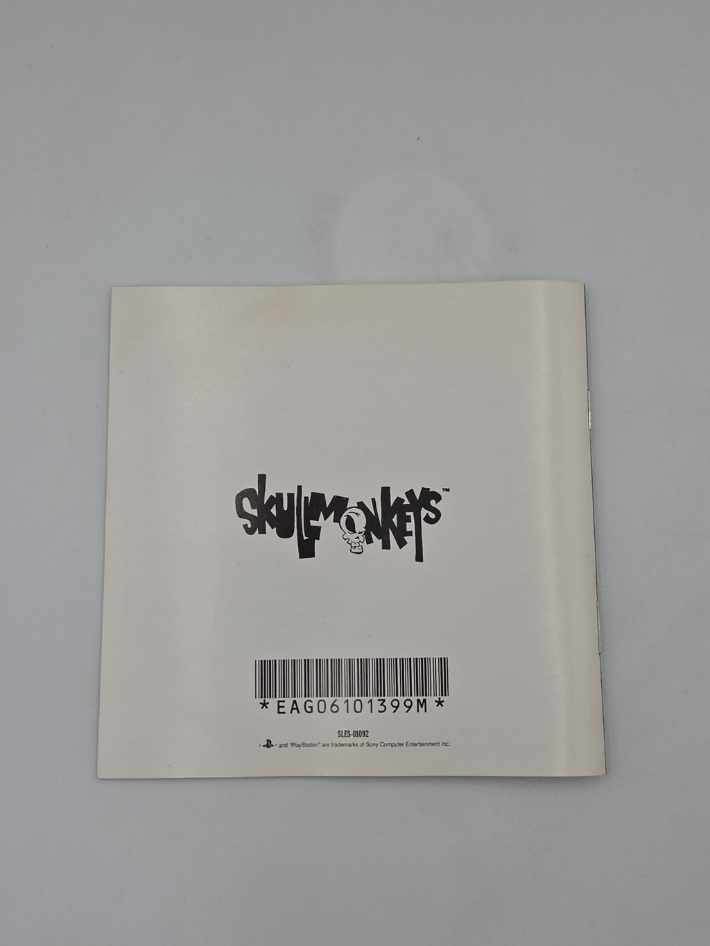 PS1 Playstation 1 Spiel Skullmonkeys mit OVP und Anleitung Deutsch