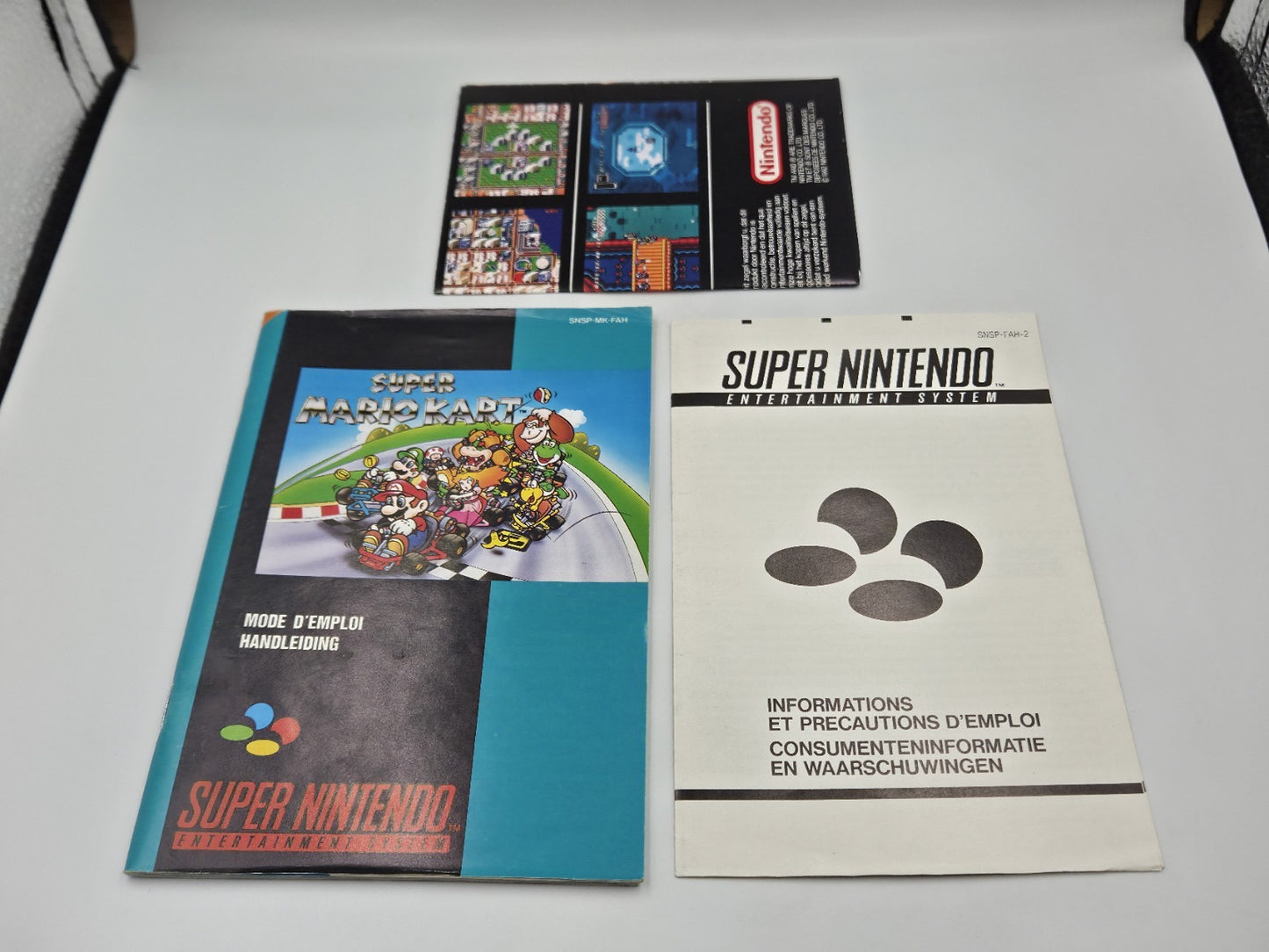 SNES Super Nintendo Super Mario Kart  mit OVP und Anleitung FAH