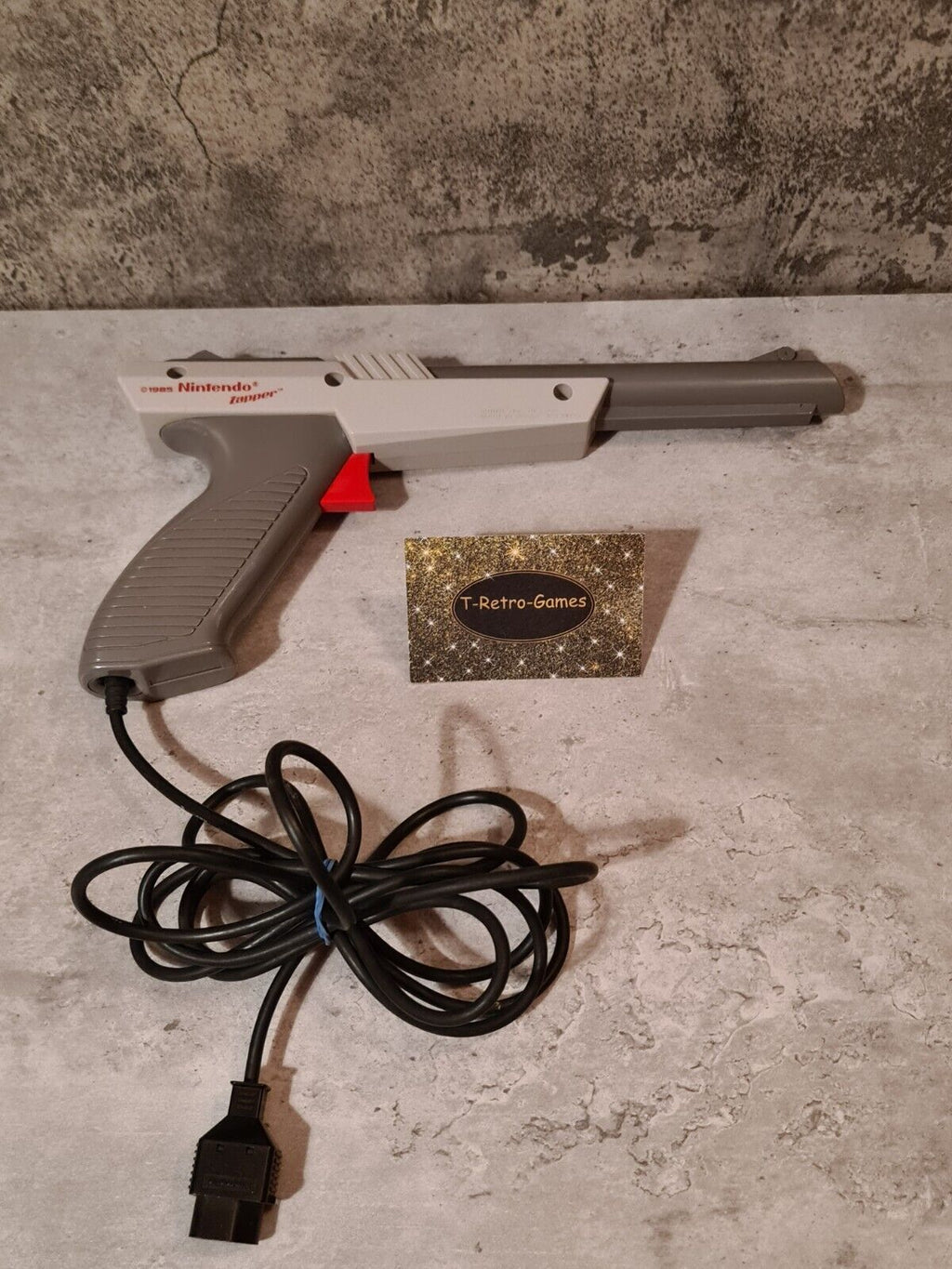 Nintendo NES Zapper Light Gun 1985 Grau Grey - T-Retro-Games 