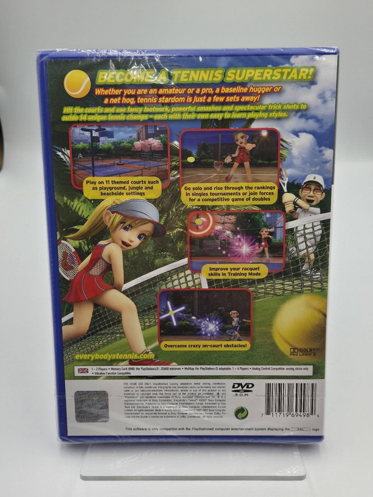 PS2 Playstation 2 Spiel Everybody's Tennis Sealed Neu New Englisch