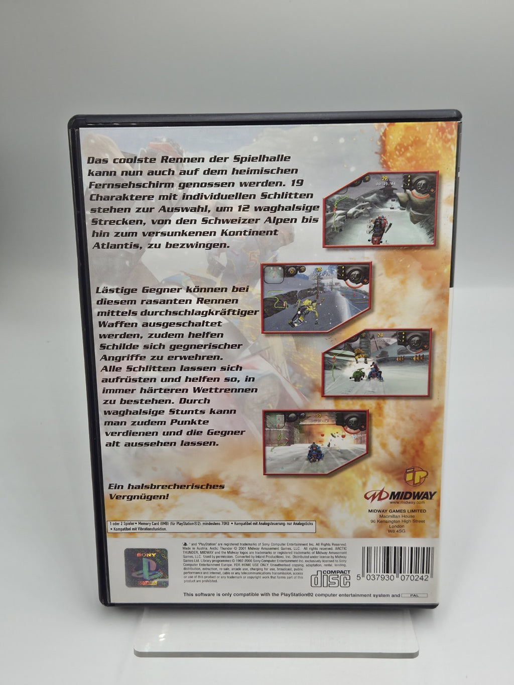 PS2 Playstation 2 Arctic Thunder mit OVP und Anleitung Deutsch 