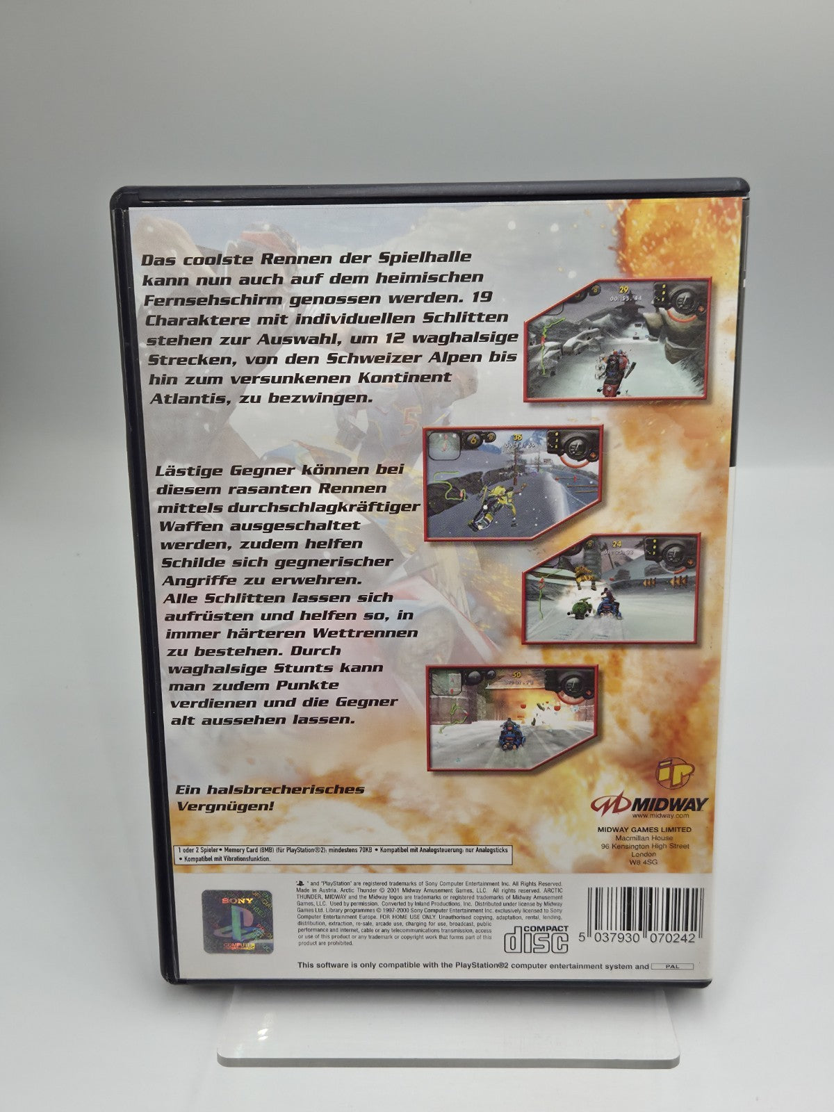 PS2 Playstation 2 Arctic Thunder mit OVP und Anleitung Deutsch 