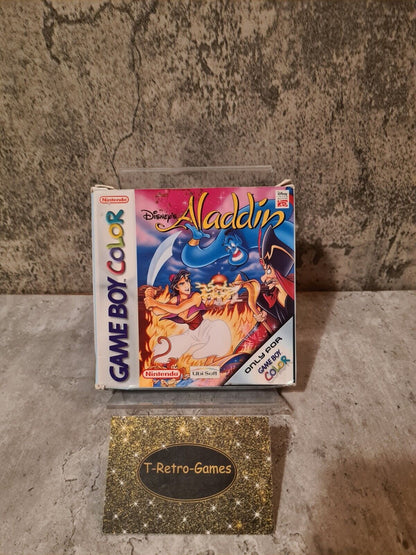 Nintendo Gameboy Color Disney's Aladdin mit OVP und Anleitung EUR - T-Retro-Games 