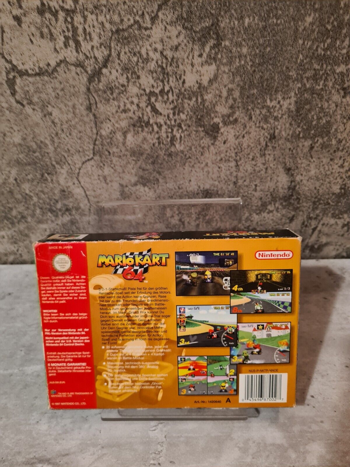 N64 Nintendo 64 Mario Kart 64 mit OVP und Anleitung NOE - T-Retro-Games 