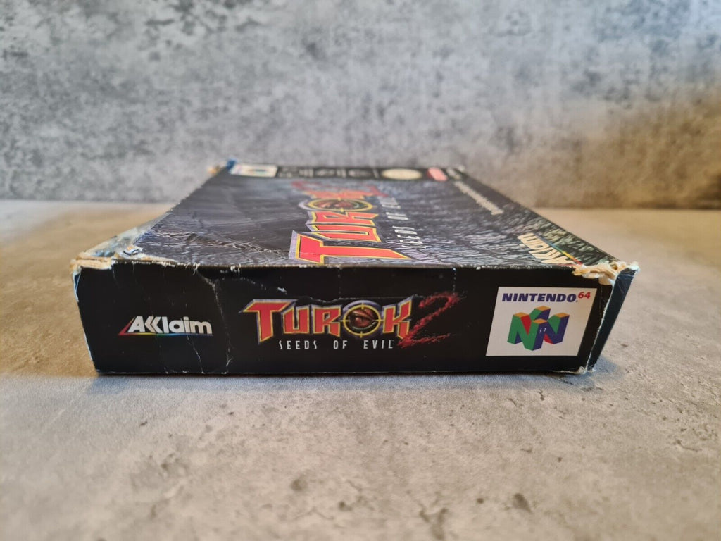 N64 Nintendo 64 Turok 2 : Seeds of Evil mit OVP und Anleitung NOE - T-Retro-Games 