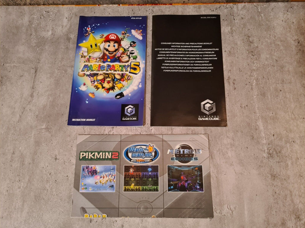 Nintendo GameCube Mario Party 5 mit OVP und Anleitung UKV - T-Retro-Games 