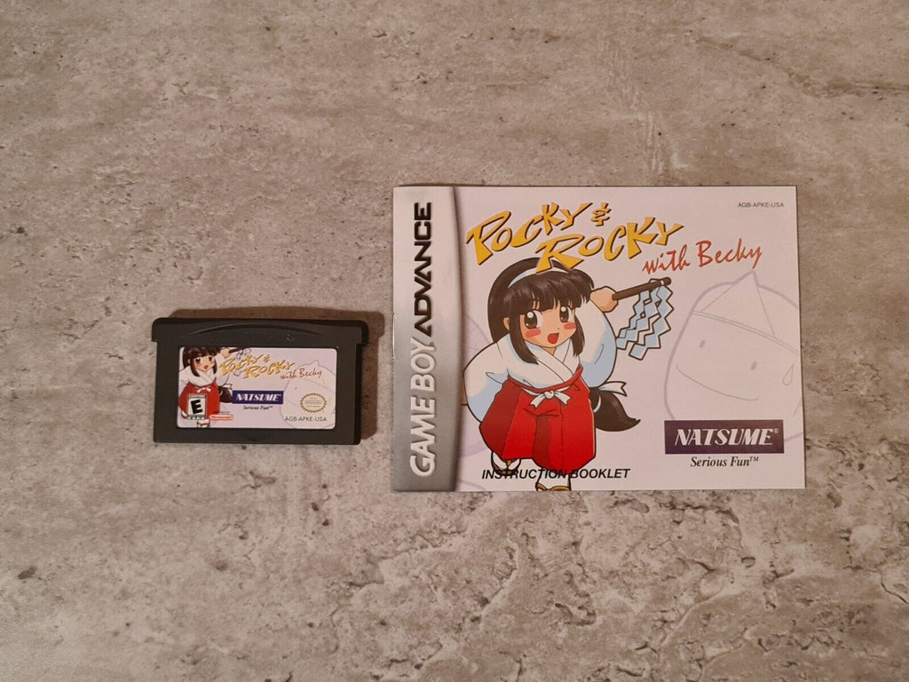 Nintendo Game Boy Advance Pocky & Rocky with Becky mit OVP und Anleitung USA - T-Retro-Games 