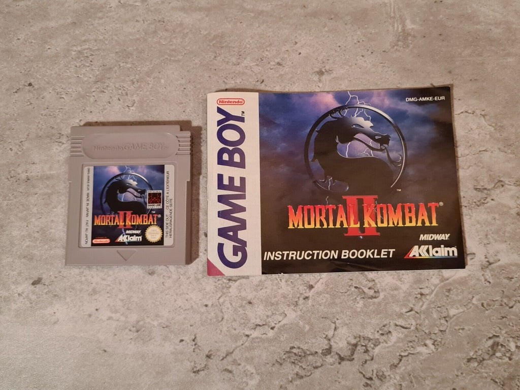 Nintendo Game Boy Mortal Kombat II mit OVP und Anleitung EUR - T-Retro-Games 