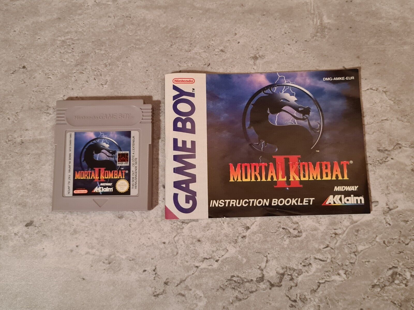 Nintendo Game Boy Mortal Kombat II mit OVP und Anleitung EUR - T-Retro-Games 
