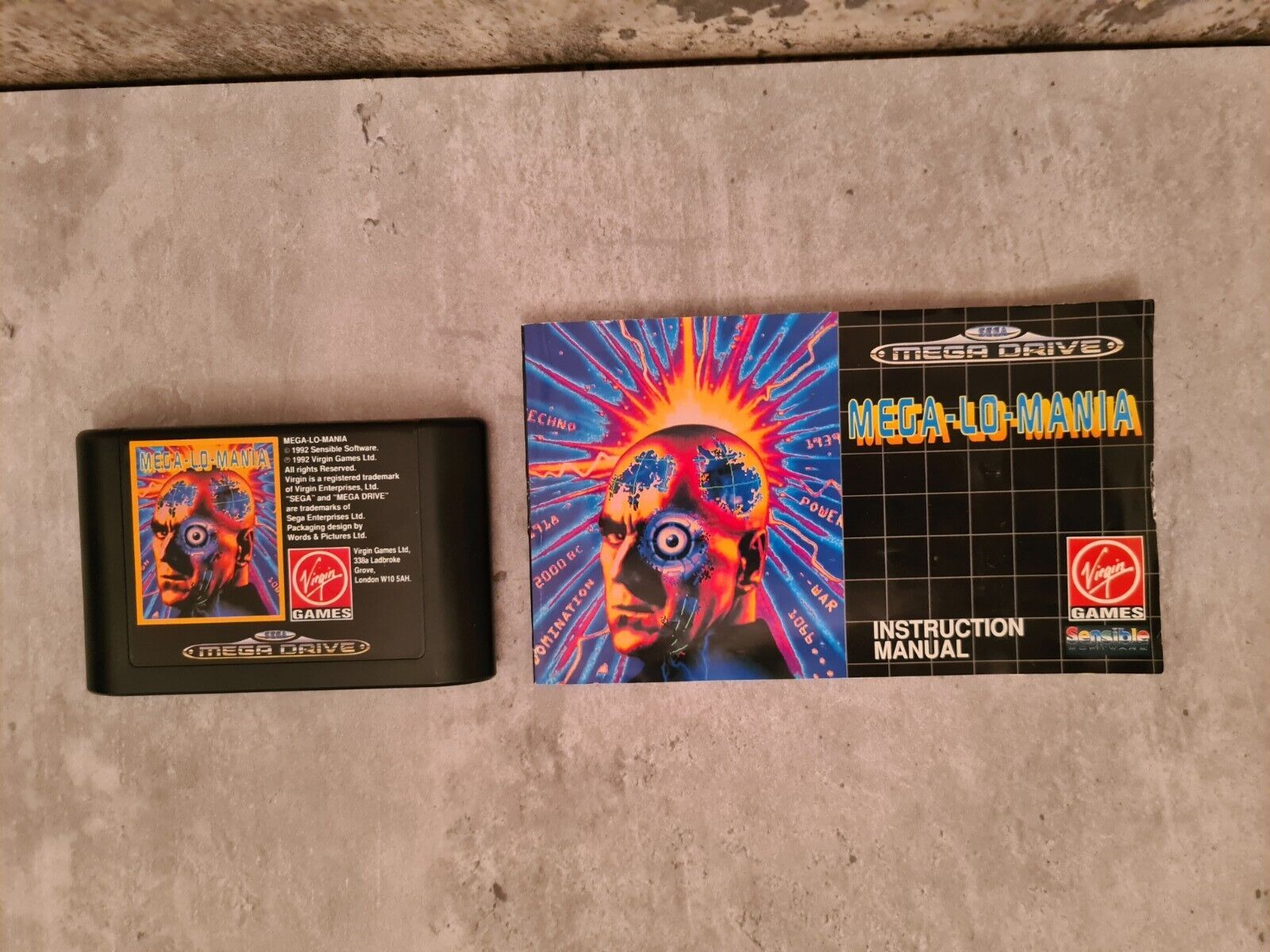 Sega Mega Drive Spiel Mega-Lo-Mania mit OVP und Anleitung Multi Language - T-Retro-Games 