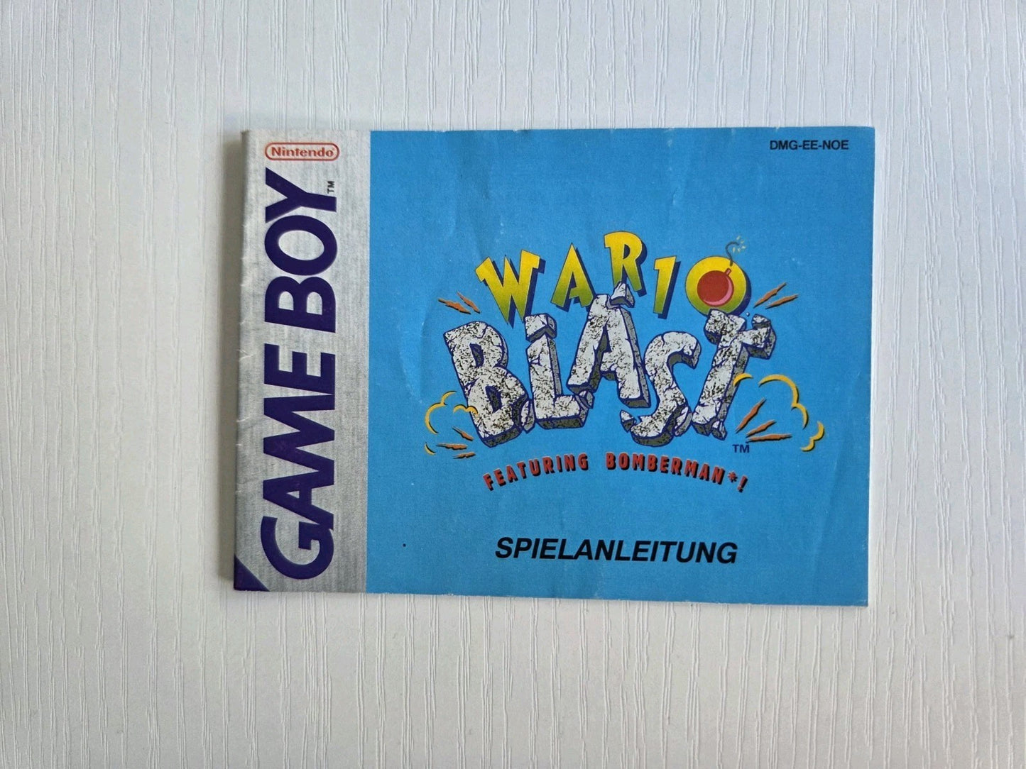 Nintendo Game Boy Classic Wario Blast Spielanleitung Instruction Booklet NOE