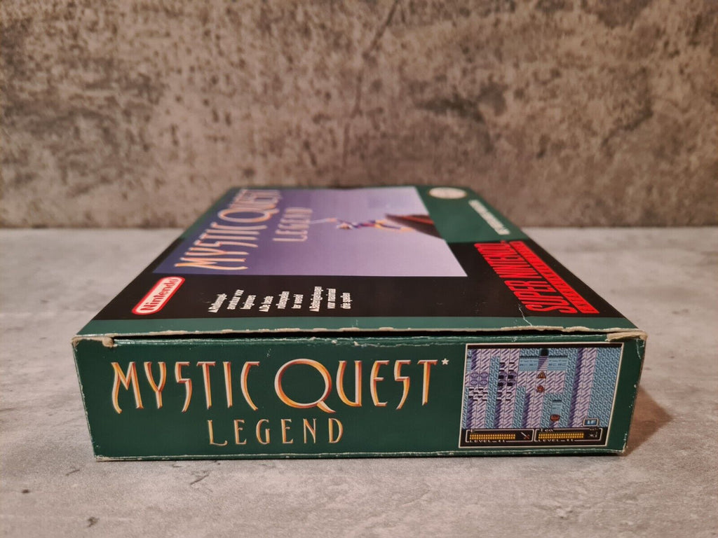 SNES Super Nintendo Mystic Quest Legend mit OVP und Anleitung + Poster HOL - T-Retro-Games 