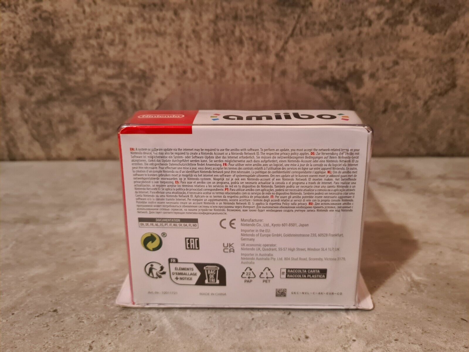 Amiibo Sammlerfigur Super Smash Bros. Collection Peach NO. 2 Neu New Sealed - T-Retro-Games 