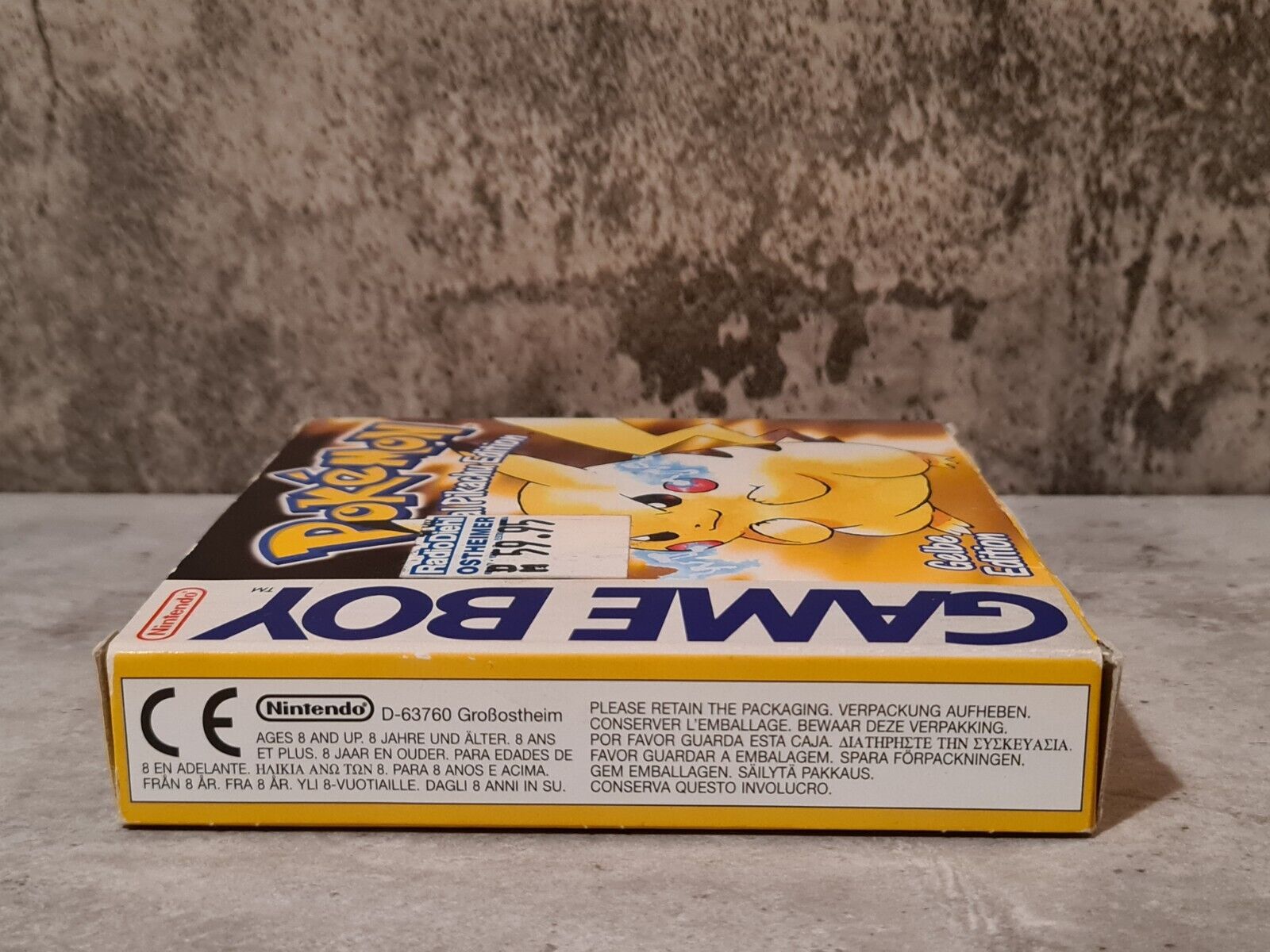 Nintendo Game Boy Classic Pokemon Special Pikachu Edition + OVP + Anleitung NOE - T-Retro-Games 