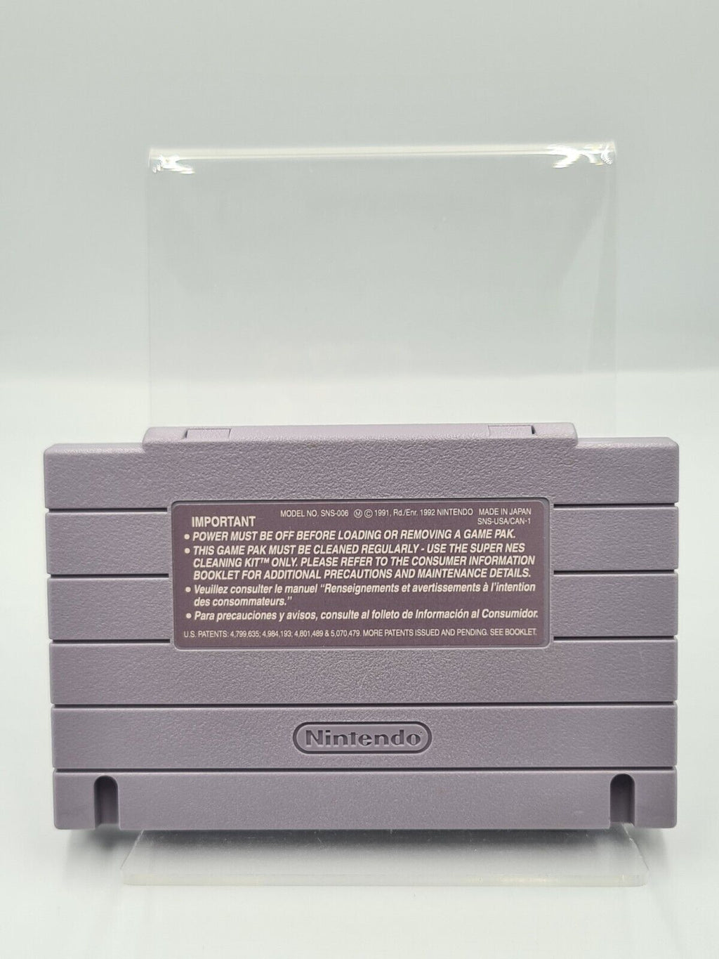 SNES Super Nintendo Clay Fighter NTSC USA Modul - T-Retro-Games 