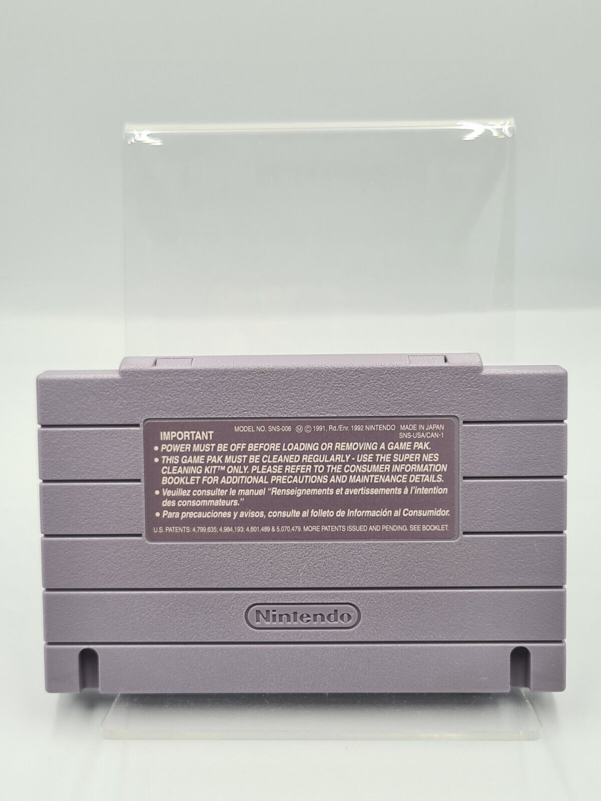 SNES Super Nintendo Clay Fighter NTSC USA Modul - T-Retro-Games 