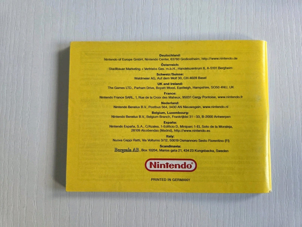 Game Boy Classic Donkey Kong Land III Spielanleitung Instruction Booklet NEU6