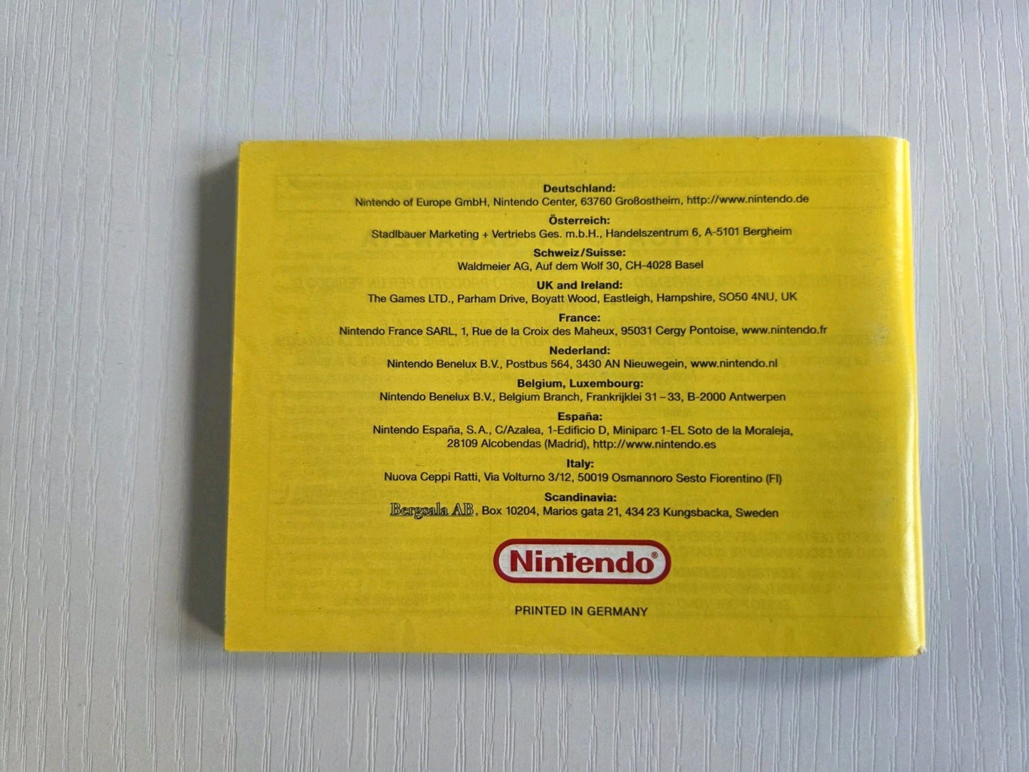 Game Boy Classic Donkey Kong Land III Spielanleitung Instruction Booklet NEU6