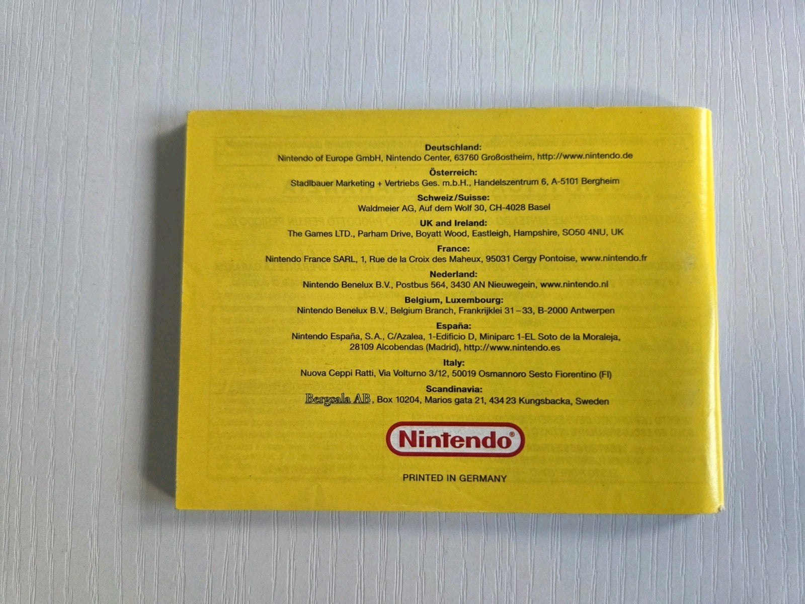 Game Boy Classic Donkey Kong Land III Spielanleitung Instruction Booklet NEU6