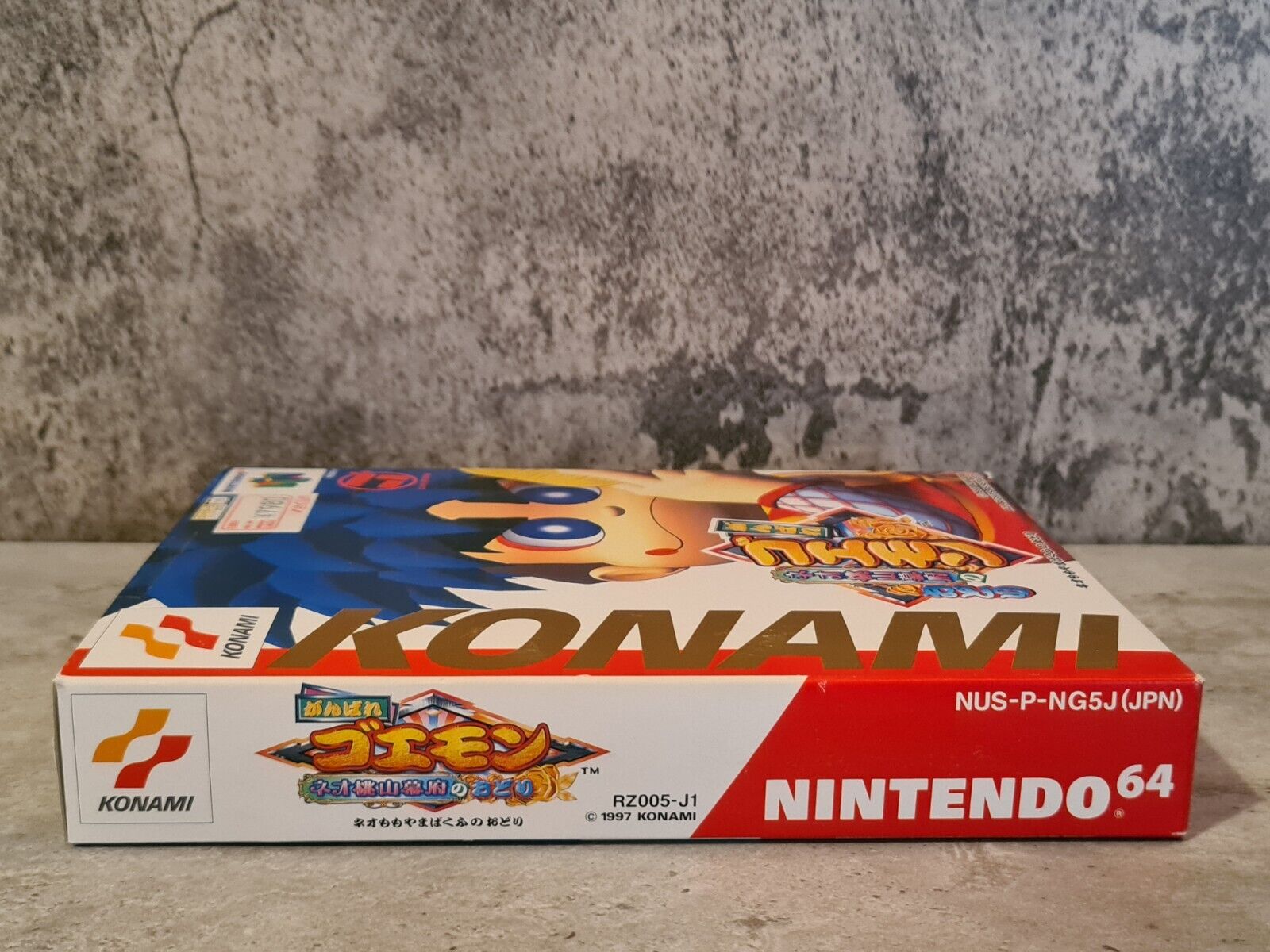 N64 Nintendo 64 NTSC-J Ganbare Gaemon mit OVP und Anleitung Japan - T-Retro-Games 
