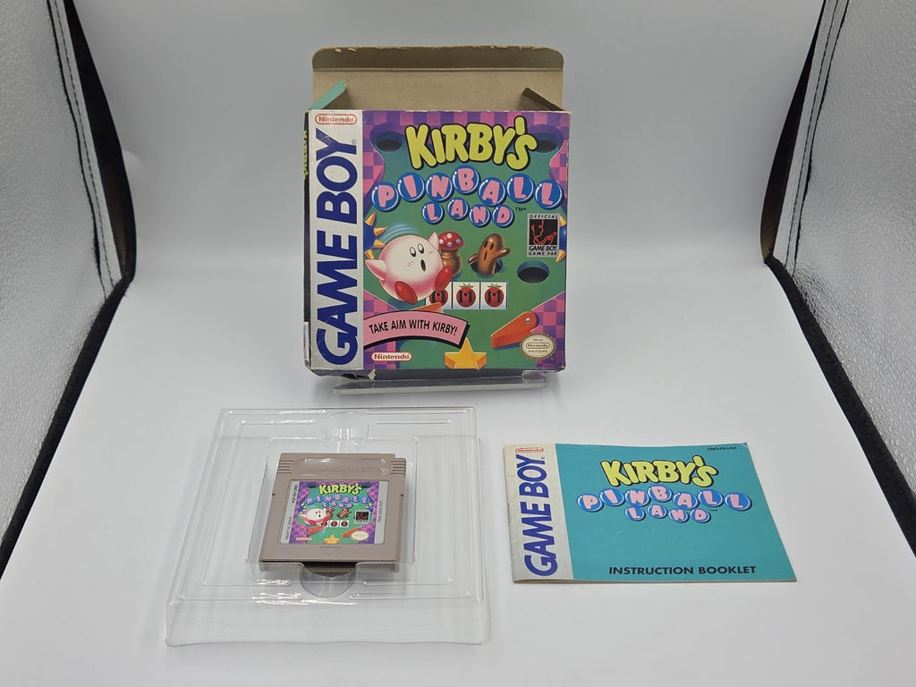 Nintendo Game Boy Classic Spiel Kirby's Pinball Land mit OVP und Anleitung USA