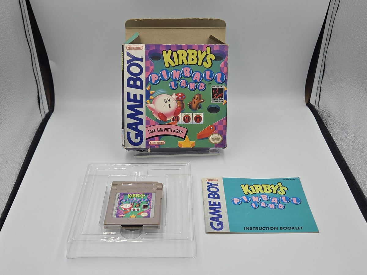 Nintendo Game Boy Classic Spiel Kirby's Pinball Land mit OVP und Anleitung USA