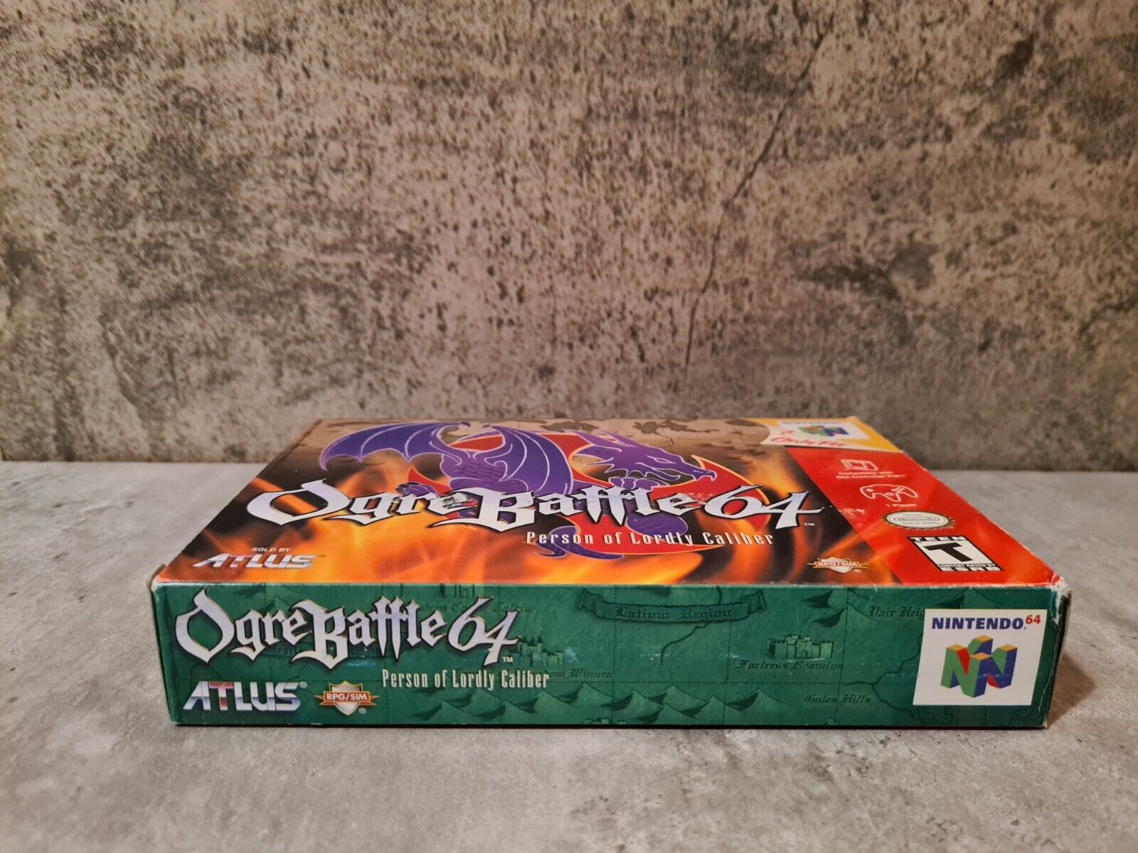 N64 Nintendo 64 Ogre Battle 64 mit OVP und Anleitung USA NTSC - T-Retro-Games 
