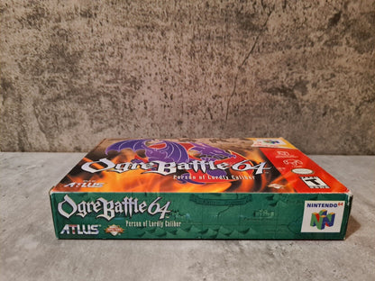 N64 Nintendo 64 Ogre Battle 64 mit OVP und Anleitung USA NTSC - T-Retro-Games 
