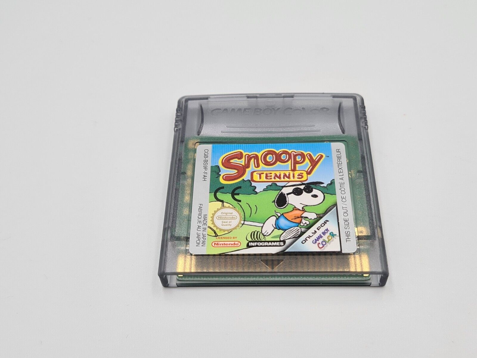 Nintendo Game Boy Color Snoopy Tennis mit OVP und Anleitung FAH - T-Retro-Games 