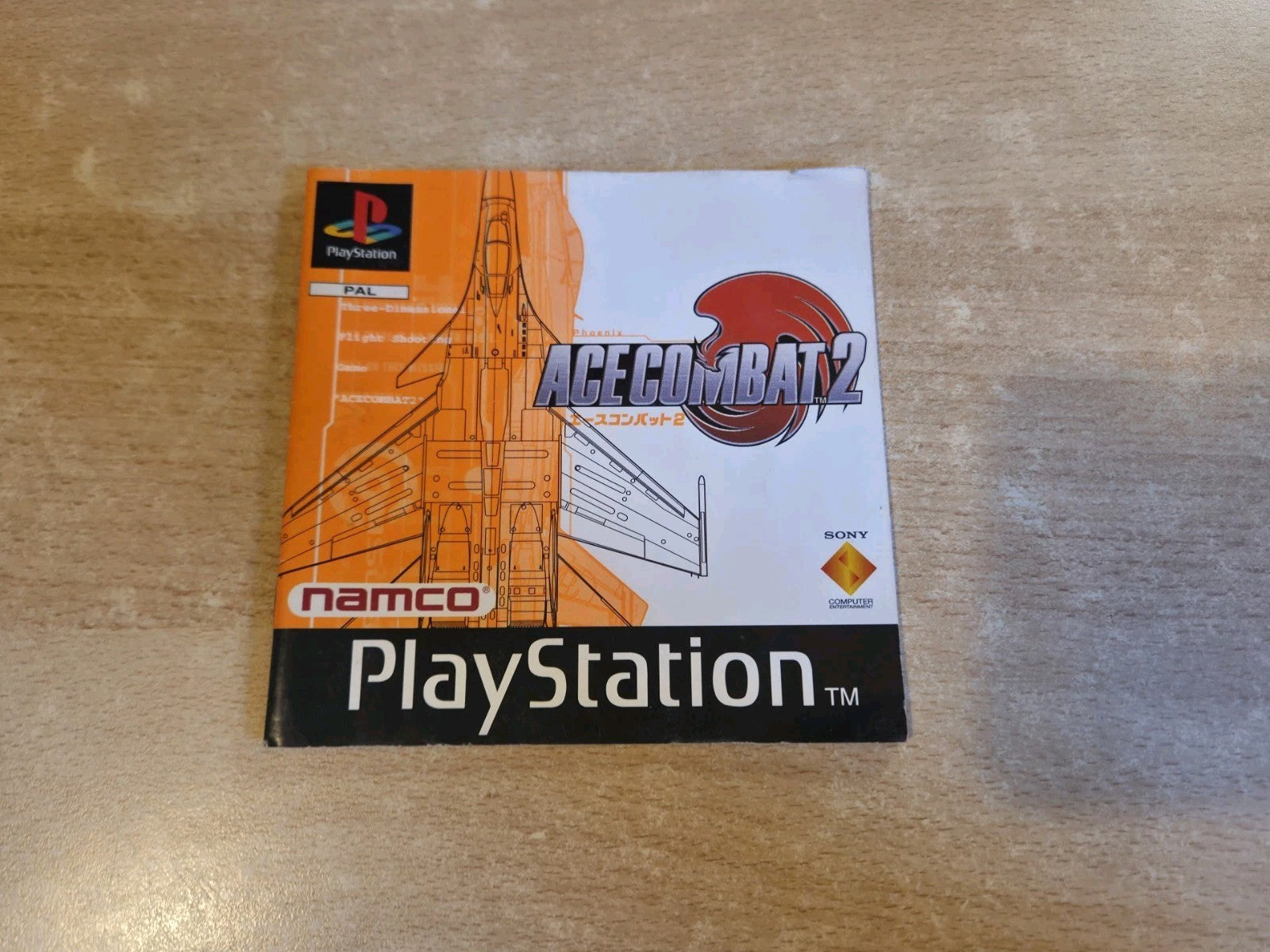 PlayStation 1 Ace Combat 2 Spielanleitung Instruction Booklet 