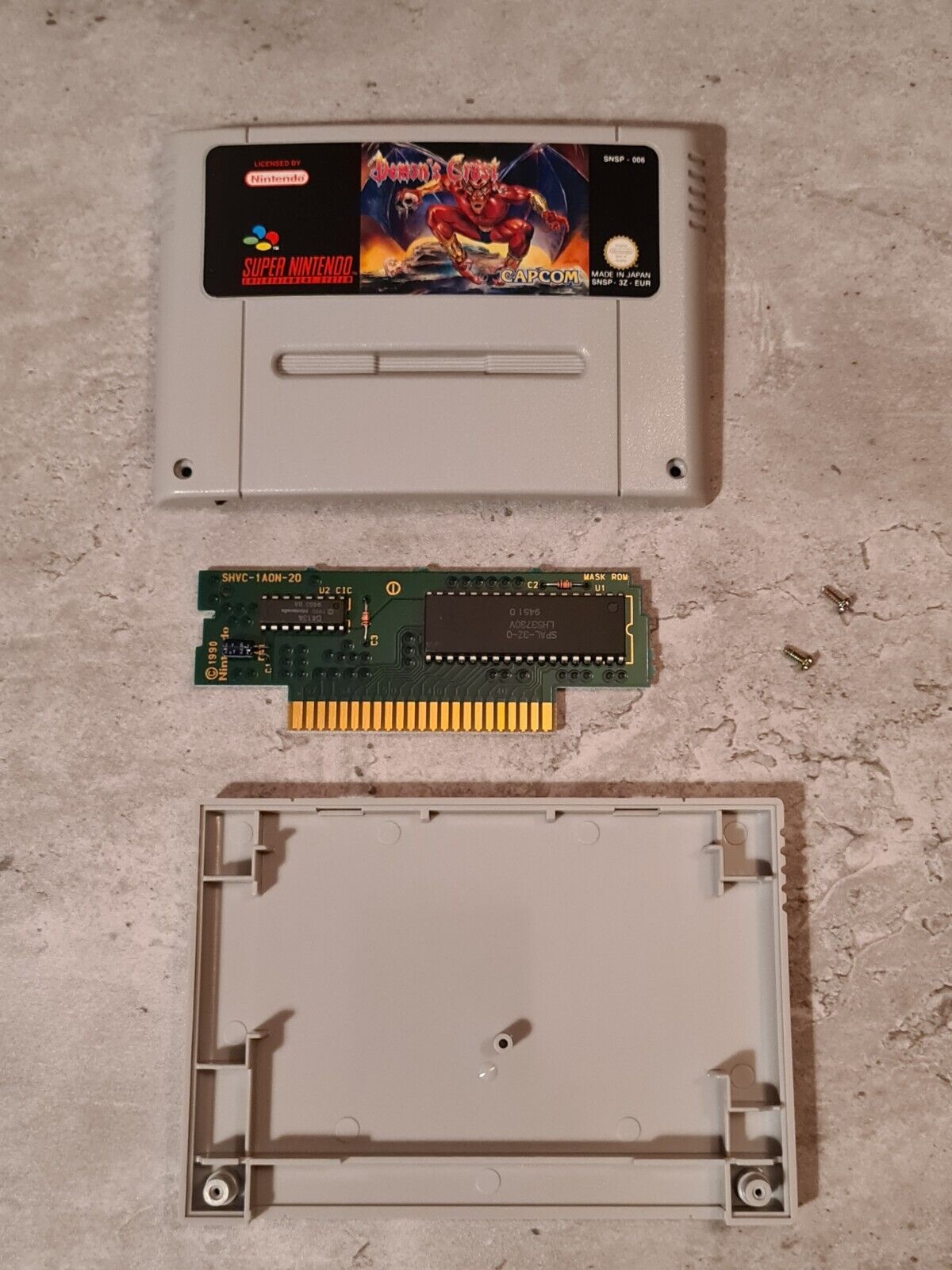 SNES Super Nintendo Demon's Crest mit OVP und Anleitung EUR - T-Retro-Games 