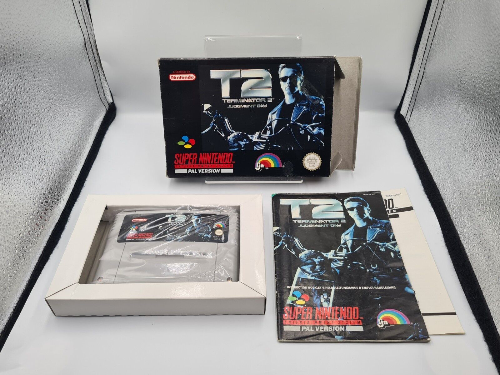 SNES Super Nintendo T2 Terminator 2 Judgment Day mit OVP und Anleitung UKV - T-Retro-Games 