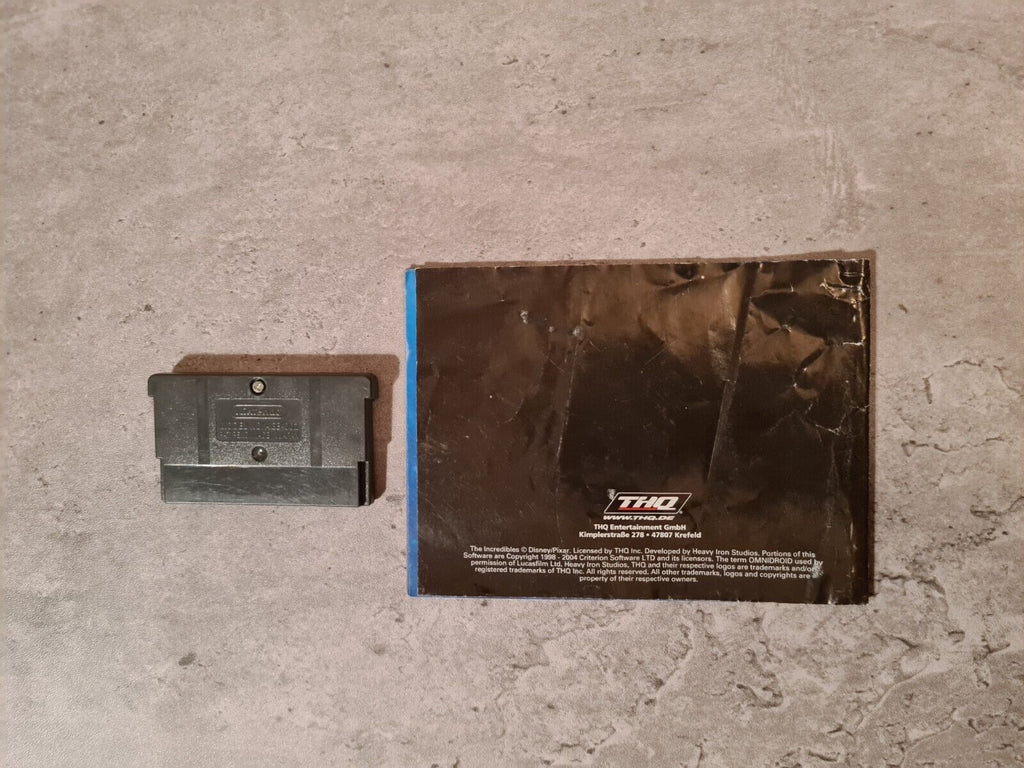 Nintendo Gameboy Advance Disney Die Unglaublichen mit OVP und Anleitung NOE - T-Retro-Games 