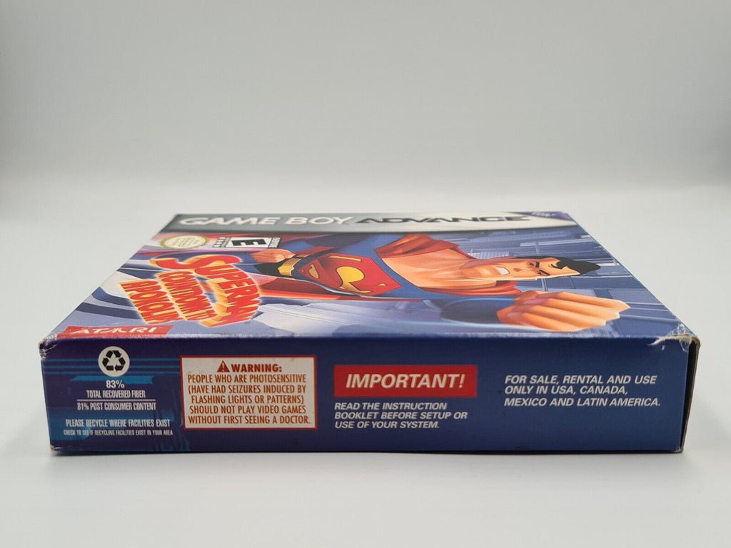 Nintendo Game Boy Advance Superman Countdown To Apokolips mit OVP +Anleitung USA - T-Retro-Games 