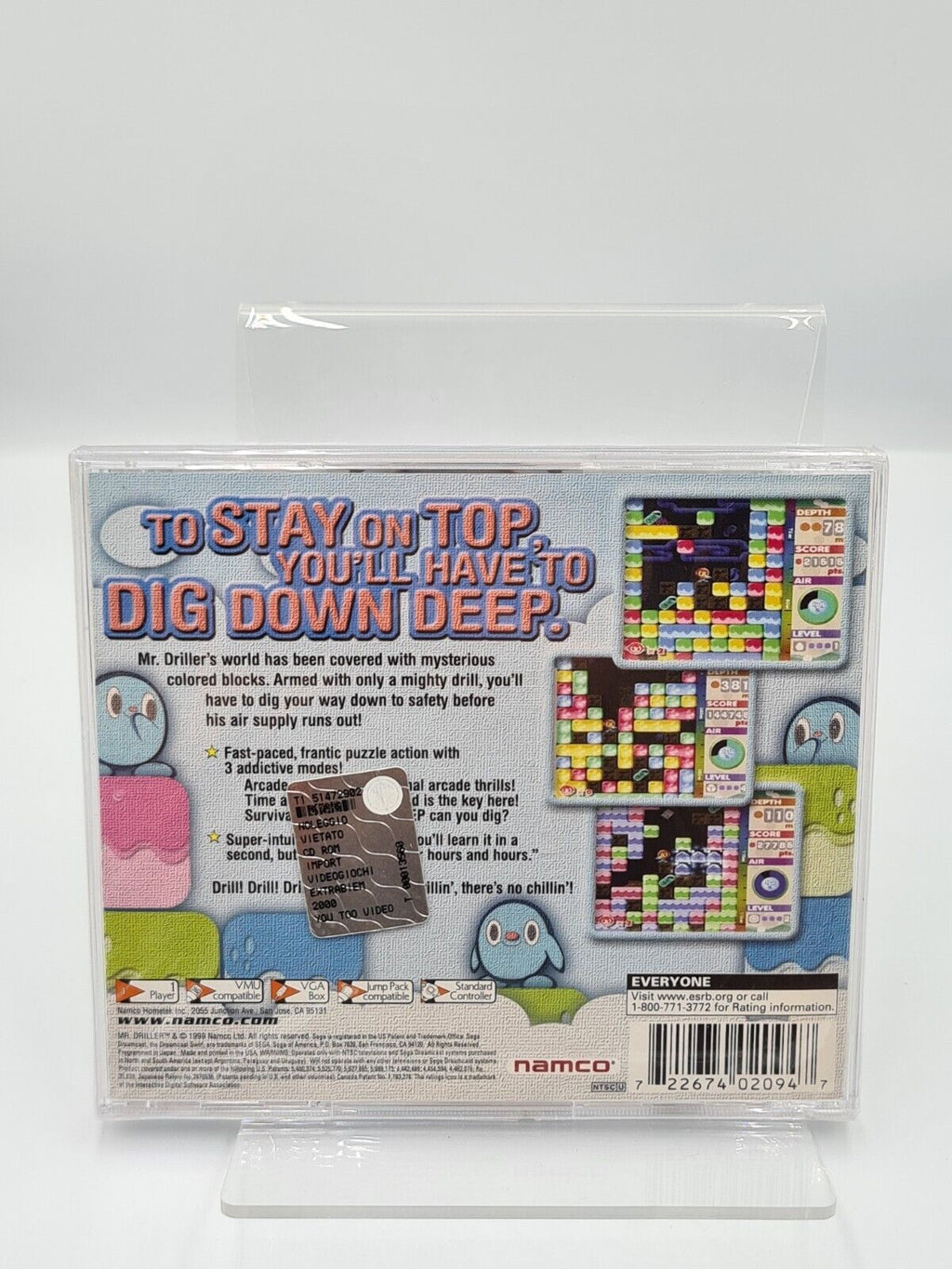 Sega Dreamcast USA NTSC Mr. Driller Sealed Neu New Unused - T-Retro-Games 