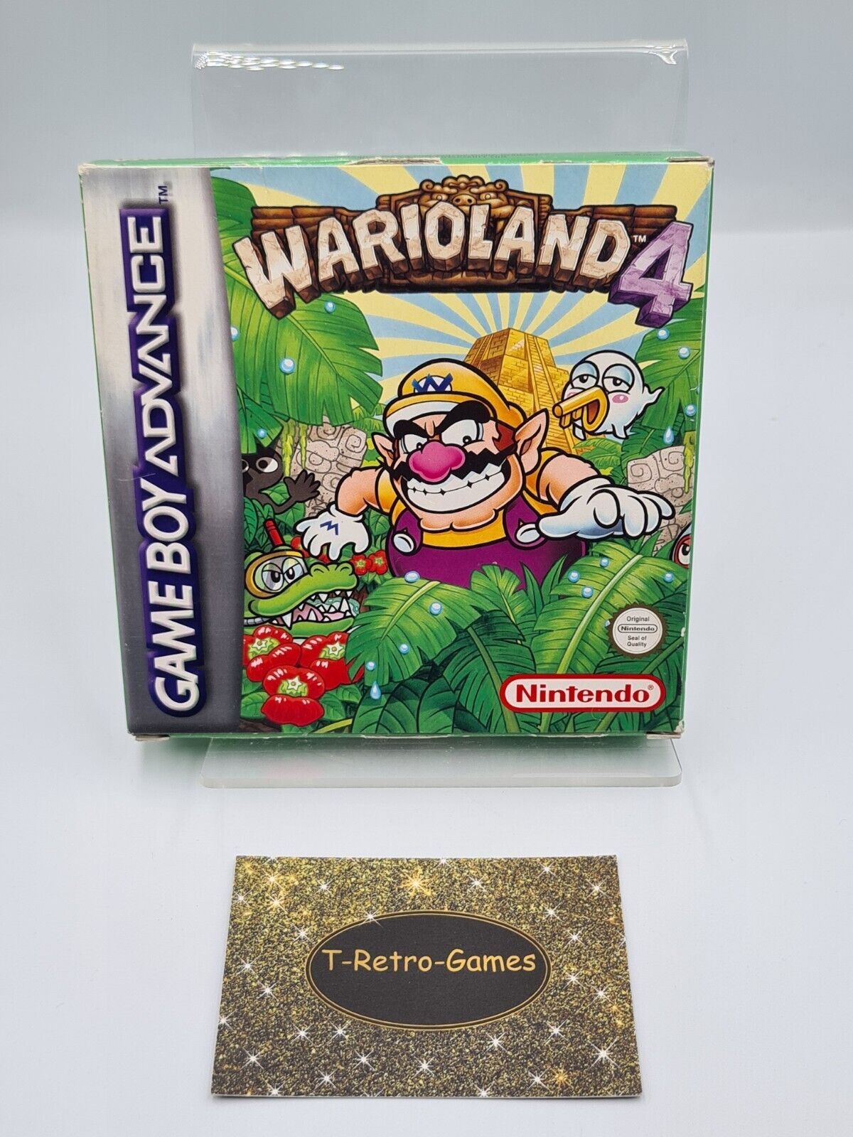Nintendo Gameboy Advance Wario Land 4 mit OVP und Anleitung EUR - T-Retro-Games 