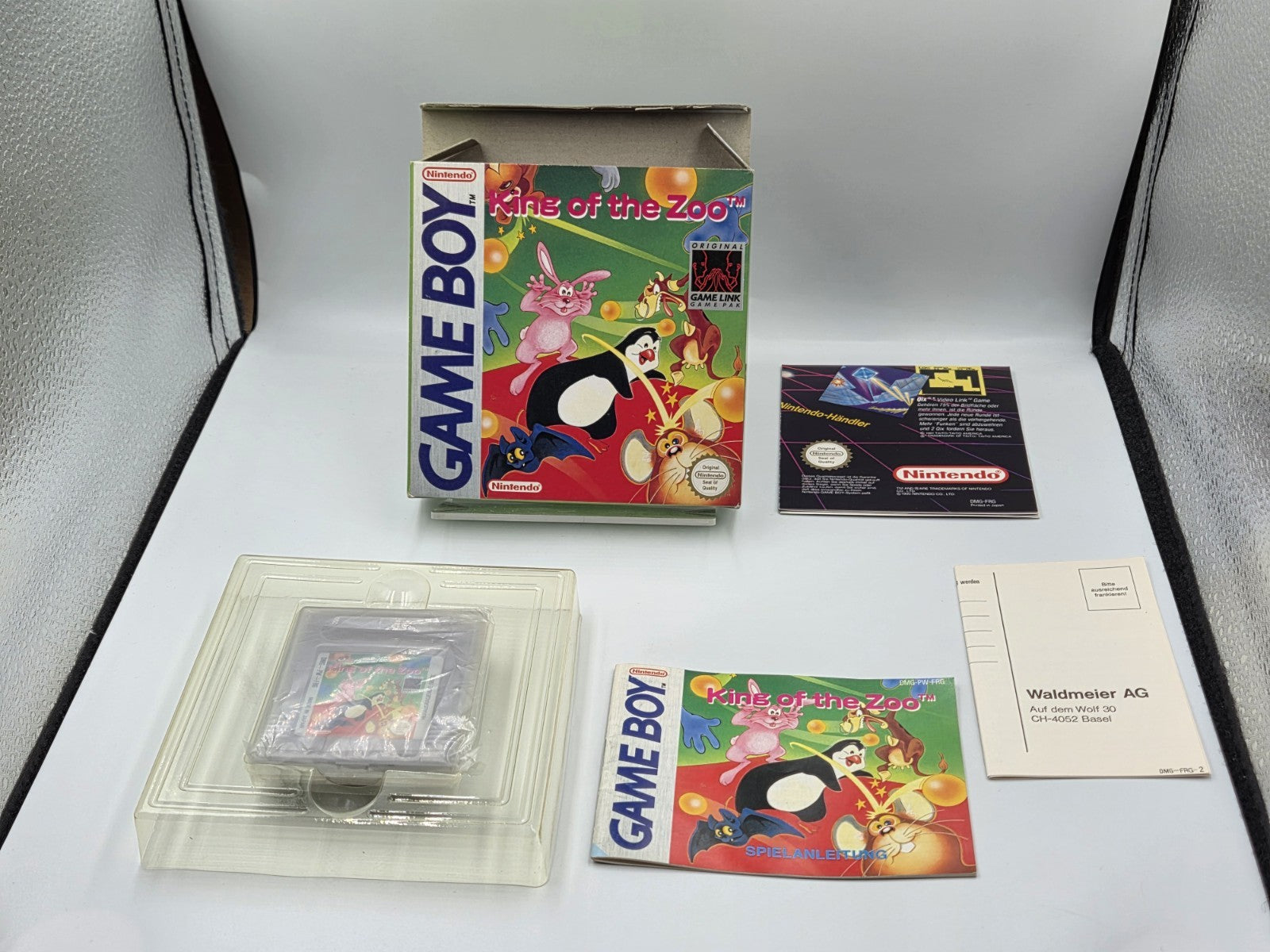 Nintendo Game Boy Classic Spiel King of the Zoo mit OVP und Anleitung FRG