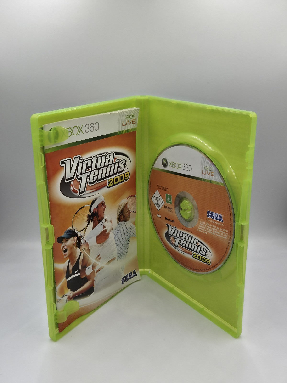 XBOX360 Spiel Virtua Tennis 2009 mit OVP und Anleitung Deutsch
