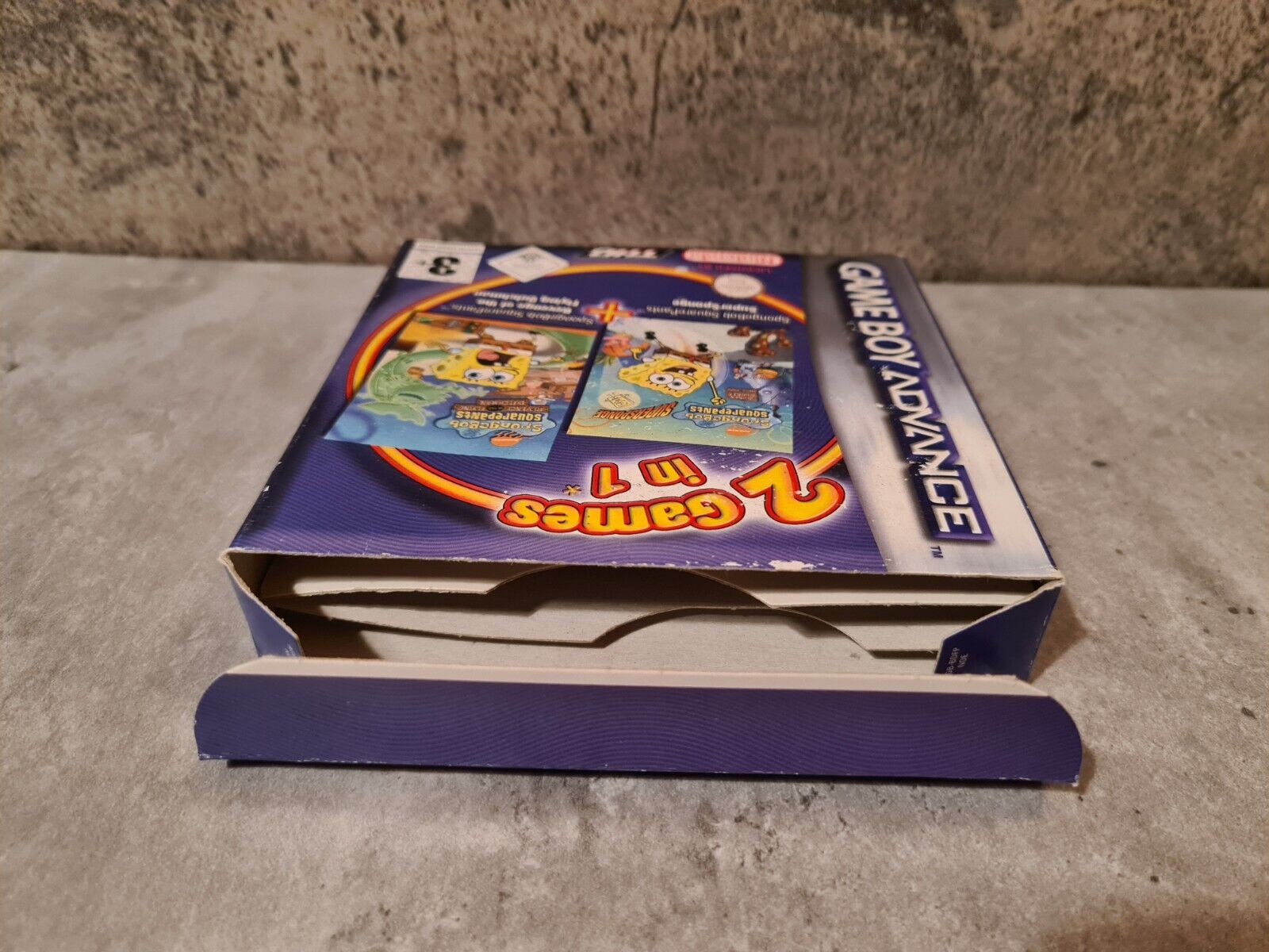 Nintendo Gameboy Advance Spongebob 2 Games in 1 mit OVP und Anleitung NOE - T-Retro-Games 
