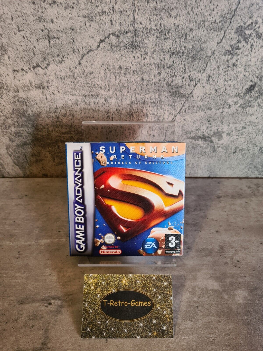 Nintendo Gameboy Advance Superman Returns mit OVP und Anleitung HOL - T-Retro-Games 