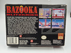 SNES Super Nintendo Spiel Bazooka Blitzkrieg mit OVP und Anleitung NTSC USA