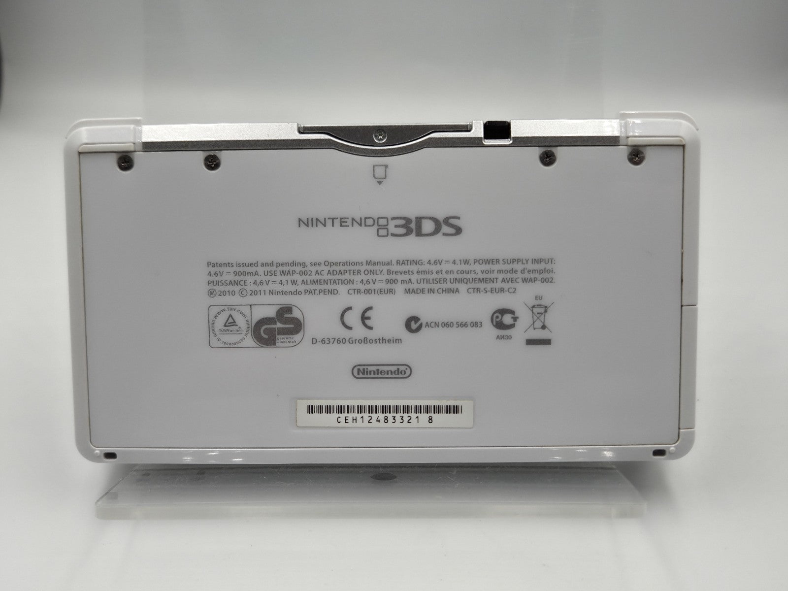 Nintendo 3DS Konsole Console Weiß White mit Ladekabel