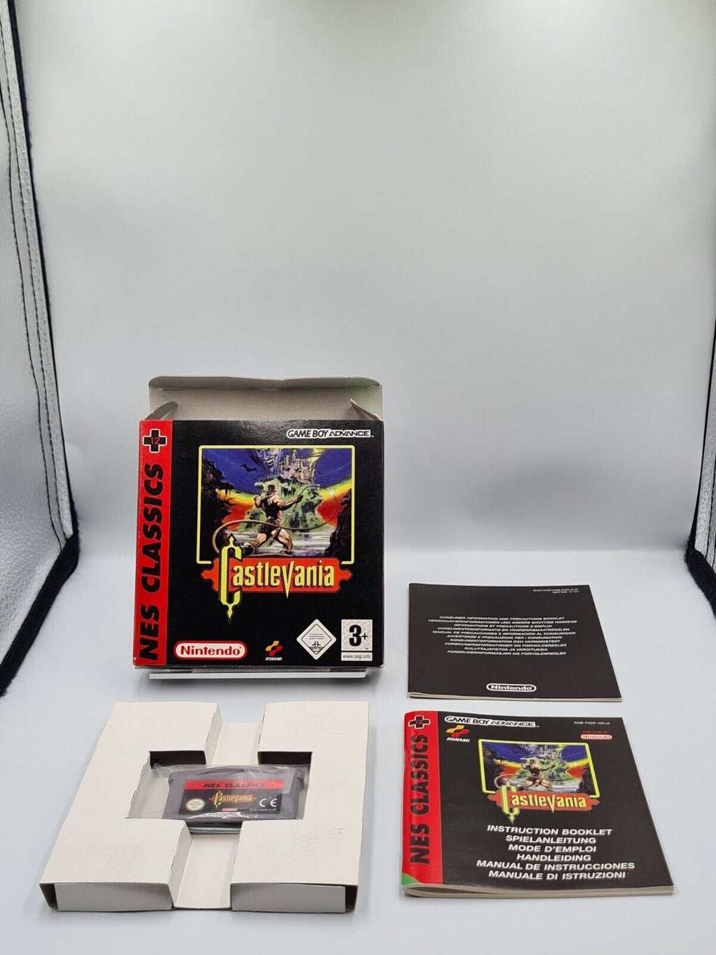 Nintendo Game Boy Advance NES Classics Castlevania mit OVP und Anleitung EUR - T-Retro-Games 