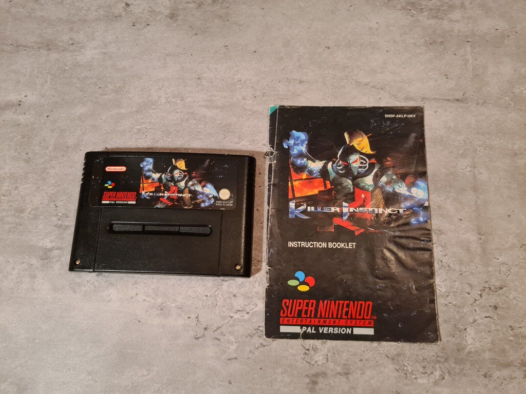 SNES Super Nintendo Killer Instinct mit OVP und Anleitung UKV - T-Retro-Games 