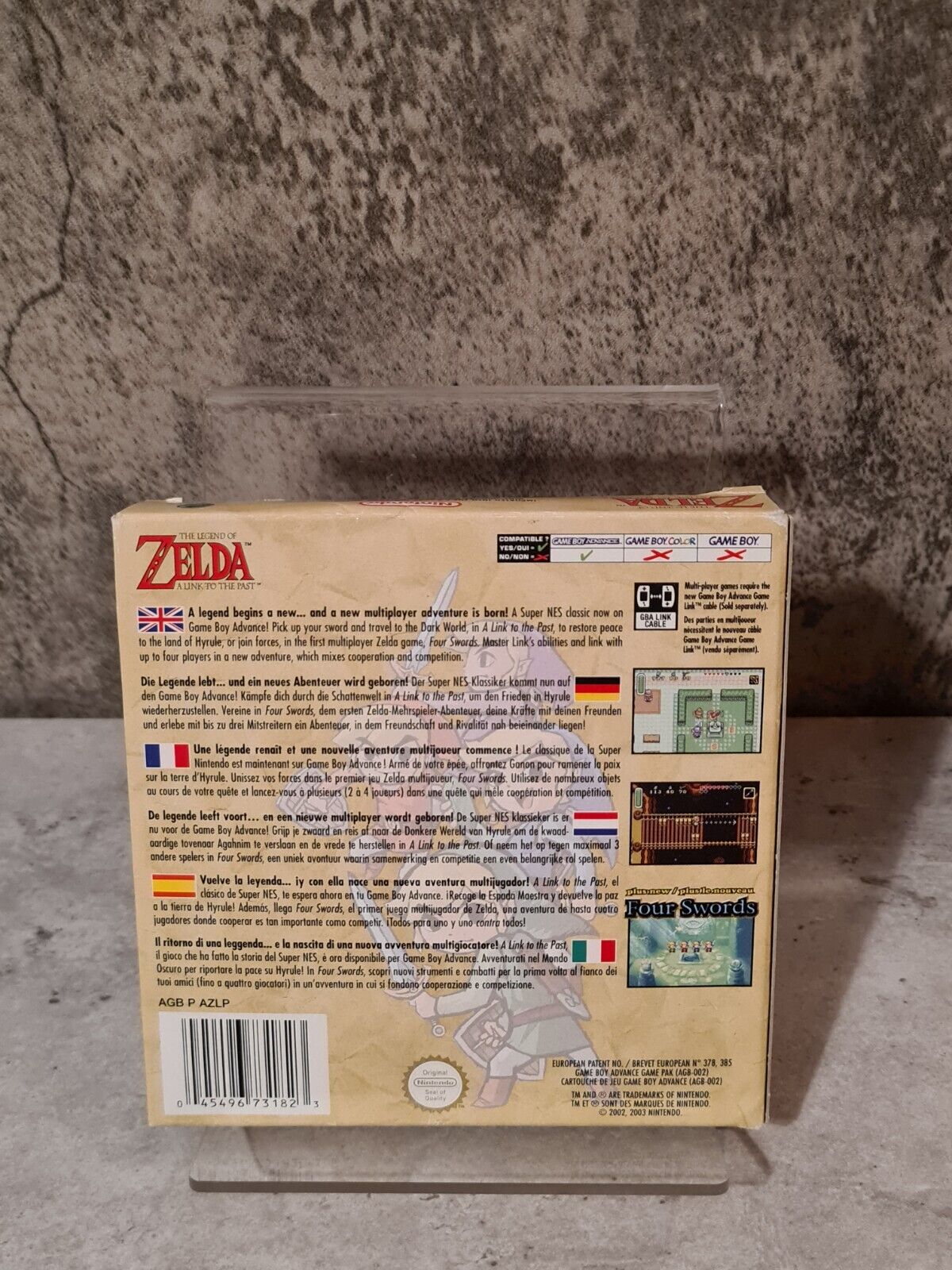 Nintendo Gameboy Advance The Legend of Zelda Four Swords mit OVP + Anleitung EUR - T-Retro-Games 